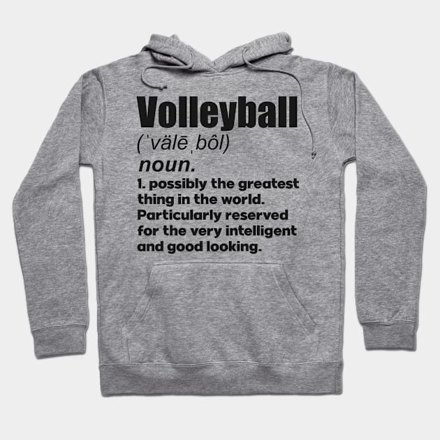 Volleyball coach girl player gift. Perfect present for mother dad friend him or her Hoodie by SerenityByAlex